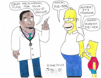 "Simpsons Covid" - 2021